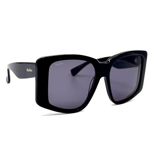 New, MAXMARA Sunglasses Glimpse6 MM0098 01A Authentic - Picture 1 of 13